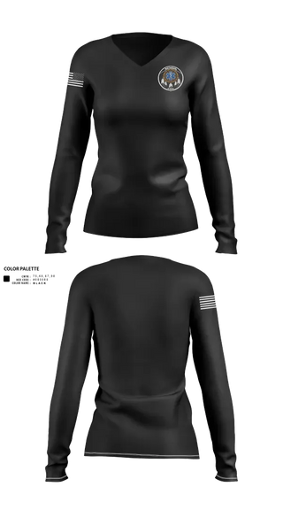 Womens Long Sleeve Vneck Shirt, NEMHS EMS, EMS/EMT, Teamtime, Team time, sublimation, custom sports apparel, team uniforms, spirit wear, spiritwear, sports uniforms, custom shirts, team store, custom team store, fundraiser sports, apparel fundraiser