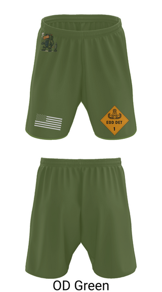 Athletic Shorts With Pockets, 1st EOD DET, , Teamtime, Team time, sublimation, custom sports apparel, team uniforms, spirit wear, spiritwear, sports uniforms, custom shirts, team store, custom team store, fundraiser sports, apparel fundraiser
