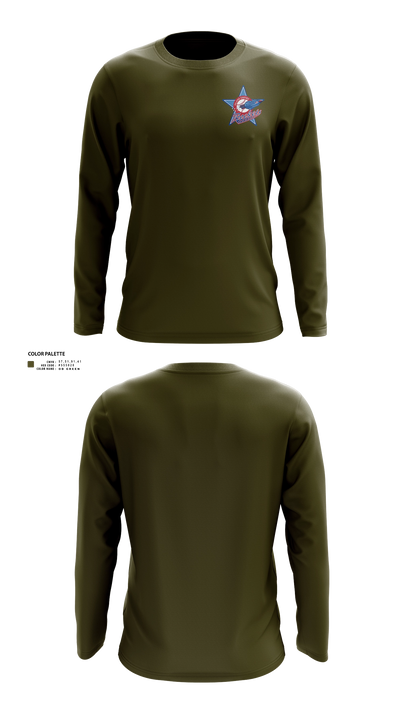 Rockets Long Sleeve Performance Shirt - 21