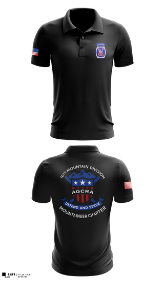 Short Sleeve Performance Polo, Mountaineer Chapter Adjutant General Regimental Association, Army, Teamtime, Team time, sublimation, custom sports apparel, team uniforms, spirit wear, spiritwear, sports uniforms, custom shirts, team store, custom team store, fundraiser sports, apparel fundraiser