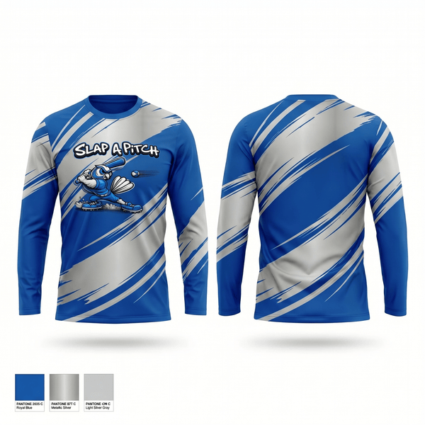 Long Sleeve Performance Shirt, Slap a pitch, Softball, Teamtime, Team time, sublimation, custom sports apparel, team uniforms, spirit wear, spiritwear, sports uniforms, custom shirts, team store, custom team store, fundraiser sports, apparel fundraiser