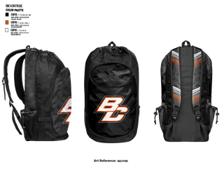 Gear Bag, Byron Center Bulldogs, Cross Country, Teamtime, Team time, sublimation, custom sports apparel, team uniforms, spirit wear, spiritwear, sports uniforms, custom shirts, team store, custom team store, fundraiser sports, apparel fundraiser