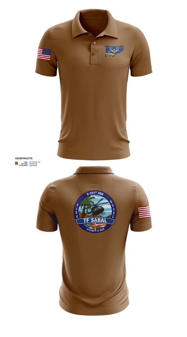 Short Sleeve Performance Polo, TF Sabal, National Guard, Teamtime, Team time, sublimation, custom sports apparel, team uniforms, spirit wear, spiritwear, sports uniforms, custom shirts, team store, custom team store, fundraiser sports, apparel fundraiser