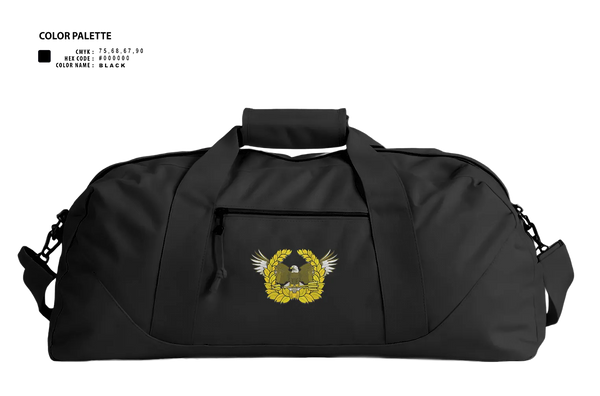 Duffle Bag, Arlington Hall Minuteman Silver Chapter - USAWOA, Army, Teamtime, Team time, sublimation, custom sports apparel, team uniforms, spirit wear, spiritwear, sports uniforms, custom shirts, team store, custom team store, fundraiser sports, apparel fundraiser