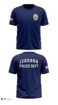 Lebanon Police Department Old School Cotton Feel Shirt - 9