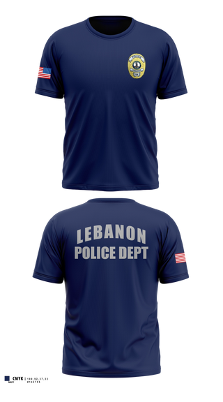 Old School Cotton Feel Shirt, Lebanon Police Department, Police, Teamtime, Team time, sublimation, custom sports apparel, team uniforms, spirit wear, spiritwear, sports uniforms, custom shirts, team store, custom team store, fundraiser sports, apparel fundraiser
