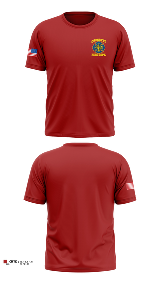 Old School Cotton Feel Shirt, Crossett Fire Department, Fire Department, Teamtime, Team time, sublimation, custom sports apparel, team uniforms, spirit wear, spiritwear, sports uniforms, custom shirts, team store, custom team store, fundraiser sports, apparel fundraiser