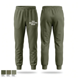 Sweatpants, Iowa Conservation Officer, Police, Teamtime, Team time, sublimation, custom sports apparel, team uniforms, spirit wear, spiritwear, sports uniforms, custom shirts, team store, custom team store, fundraiser sports, apparel fundraiser