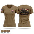 HVU Detachment Mayport Women's Short Sleeve V-neck Shirt - 1