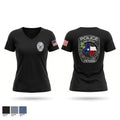 Oak Point Police Department Women's Short Sleeve V-neck Shirt - 1