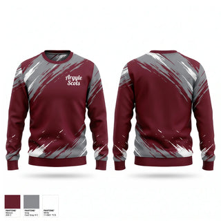 Crew Neck Sweatshirt, Argyle Scots, Men's Basketball, Teamtime, Team time, sublimation, custom sports apparel, team uniforms, spirit wear, spiritwear, sports uniforms, custom shirts, team store, custom team store, fundraiser sports, apparel fundraiser