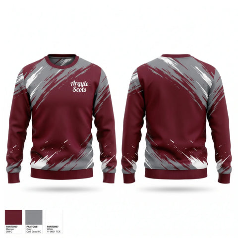 Crew Neck Sweatshirt, Argyle Scots, Men's Basketball, Teamtime, Team time, sublimation, custom sports apparel, team uniforms, spirit wear, spiritwear, sports uniforms, custom shirts, team store, custom team store, fundraiser sports, apparel fundraiser