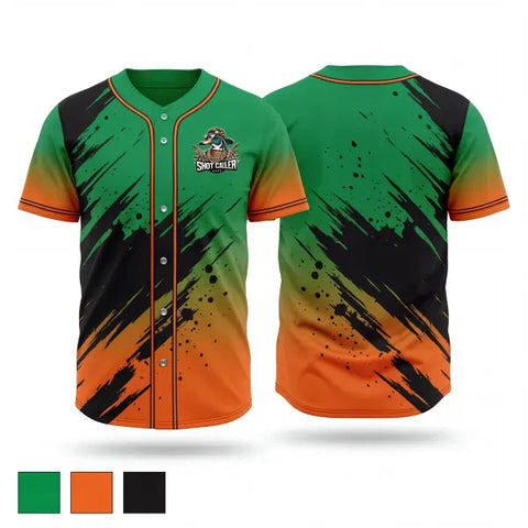 Full Button Baseball Jersey, Cullman Shot Callers, Baseball, Teamtime, Team time, sublimation, custom sports apparel, team uniforms, spirit wear, spiritwear, sports uniforms, custom shirts, team store, custom team store, fundraiser sports, apparel fundraiser