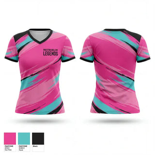Womens Short Sleeve Vneck Shirt, Preston Hollow Legends, Softball, Teamtime, Team time, sublimation, custom sports apparel, team uniforms, spirit wear, spiritwear, sports uniforms, custom shirts, team store, custom team store, fundraiser sports, apparel fundraiser