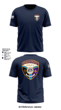 Denham springs police department 48520975 Short Sleeve Performance Shirt - 15