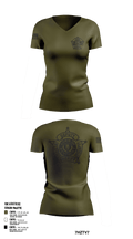 Floyd county Sheriff’s Office  Women's Short Sleeve V-neck Shirt - 1