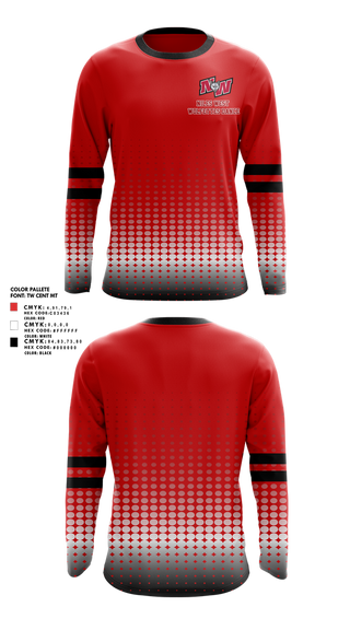 Long Sleeve Performance Shirt, Niles West Wolfettes Dance, Spirit Store, Teamtime, Team time, sublimation, custom sports apparel, team uniforms, spirit wear, spiritwear, sports uniforms, custom shirts, team store, custom team store, fundraiser sports, apparel fundraiser