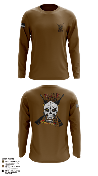 Long Sleeve Performance Shirt, Range Company, Marines, Teamtime, Team time, sublimation, custom sports apparel, team uniforms, spirit wear, spiritwear, sports uniforms, custom shirts, team store, custom team store, fundraiser sports, apparel fundraiser