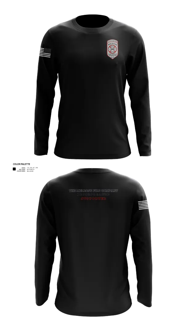 Long Sleeve Performance Shirt, The Melrose Fire Company Incorporated, , Teamtime, Team time, sublimation, custom sports apparel, team uniforms, spirit wear, spiritwear, sports uniforms, custom shirts, team store, custom team store, fundraiser sports, apparel fundraiser