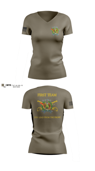 Womens Short Sleeve Vneck Shirt, Fort Hood Sergeant Audie Murphy Club, Army, Teamtime, Team time, sublimation, custom sports apparel, team uniforms, spirit wear, spiritwear, sports uniforms, custom shirts, team store, custom team store, fundraiser sports, apparel fundraiser