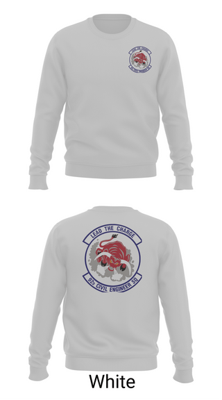 Crew Neck Sweatshirt, 92 CES, Air Force, Teamtime, Team time, sublimation, custom sports apparel, team uniforms, spirit wear, spiritwear, sports uniforms, custom shirts, team store, custom team store, fundraiser sports, apparel fundraiser