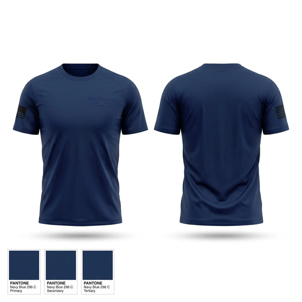 Short Sleeve Performance Shirt, Rialto High School NJROTC, Navy, Teamtime, Team time, sublimation, custom sports apparel, team uniforms, spirit wear, spiritwear, sports uniforms, custom shirts, team store, custom team store, fundraiser sports, apparel fundraiser