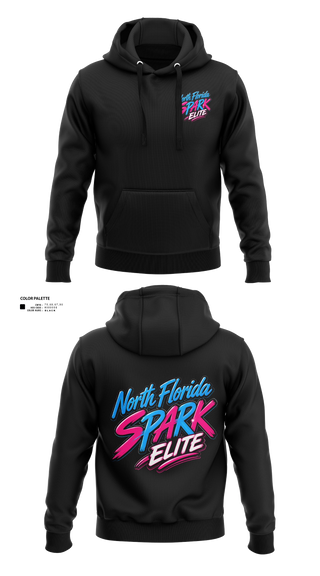 Hoodie, North Florida Spark, Softball, Teamtime, Team time, sublimation, custom sports apparel, team uniforms, spirit wear, spiritwear, sports uniforms, custom shirts, team store, custom team store, fundraiser sports, apparel fundraiser