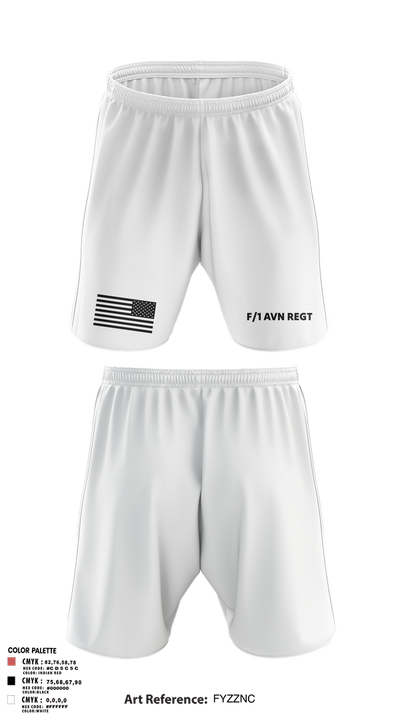F/1 AVN REGT 18054973 Athletic Shorts With Pockets - 5