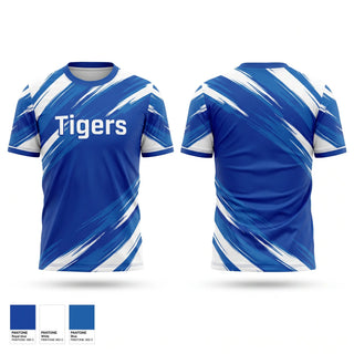 Football Jersey, Tigers, Wrestling, Teamtime, Team time, sublimation, custom sports apparel, team uniforms, spirit wear, spiritwear, sports uniforms, custom shirts, team store, custom team store, fundraiser sports, apparel fundraiser