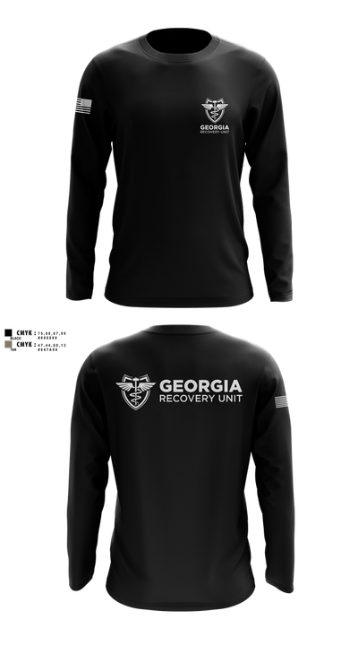 Georgia Recovery Unit 25401447 Long Sleeve Performance Shirt 2