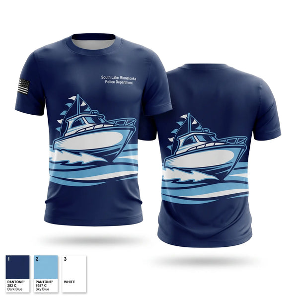 Short Sleeve Performance Shirt, South Lake Minnetonka Police Department, Police, Teamtime, Team time, sublimation, custom sports apparel, team uniforms, spirit wear, spiritwear, sports uniforms, custom shirts, team store, custom team store, fundraiser sports, apparel fundraiser