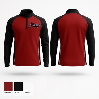 Quarter Zip Jacket, Idabel Lady Warriors Basketball, Women's Basketball, Teamtime, Team time, sublimation, custom sports apparel, team uniforms, spirit wear, spiritwear, sports uniforms, custom shirts, team store, custom team store, fundraiser sports, apparel fundraiser