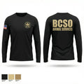 Brunswick County Sheriff - Animal Protective Services 7672438 Long Sleeve Performance Shirt - 1