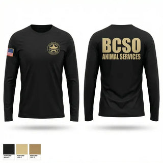 Long Sleeve Performance Shirt, Brunswick County Sheriff - Animal Protective Services, Police, Teamtime, Team time, sublimation, custom sports apparel, team uniforms, spirit wear, spiritwear, sports uniforms, custom shirts, team store, custom team store, fundraiser sports, apparel fundraiser