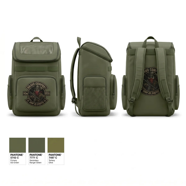 Gear Bag, 142nd DSSB Bravo Company, Army, Teamtime, Team time, sublimation, custom sports apparel, team uniforms, spirit wear, spiritwear, sports uniforms, custom shirts, team store, custom team store, fundraiser sports, apparel fundraiser