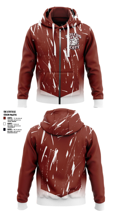 Scott High School Zip Hoodie - 6