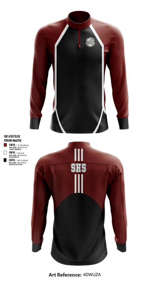 Scott High School Bulldogs Quarter Zip Jacket - 19