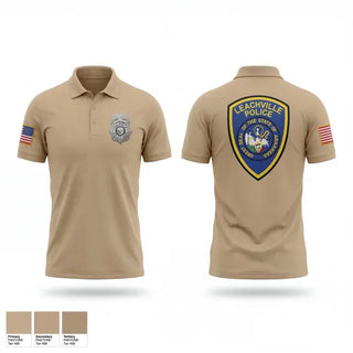 Short Sleeve Performance Polo, Leachville Police Department, Police, Teamtime, Team time, sublimation, custom sports apparel, team uniforms, spirit wear, spiritwear, sports uniforms, custom shirts, team store, custom team store, fundraiser sports, apparel fundraiser