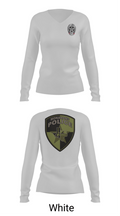 MONAHANS POLICE DEPARTMENT 21540448 Women's Long Sleeve V-neck Shirt - 11