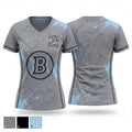 Oklahoma Braves 79825689 Women's Short Sleeve V-neck Shirt - 1