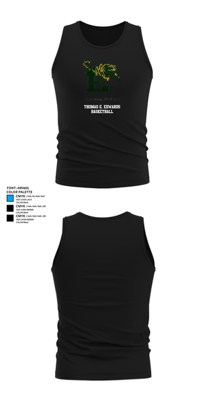 Tank Top, Thomas E. Edwards Basketball, Men's Basketball, Teamtime, Team time, sublimation, custom sports apparel, team uniforms, spirit wear, spiritwear, sports uniforms, custom shirts, team store, custom team store, fundraiser sports, apparel fundraiser