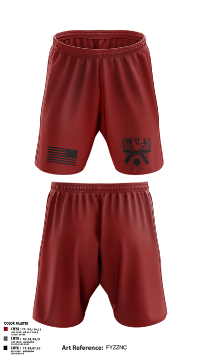319th IEW Athletic Shorts With Pockets - 1