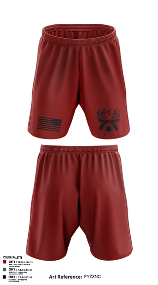 Athletic Shorts With Pockets, Air Force TKD, , Teamtime, Team time, sublimation, custom sports apparel, team uniforms, spirit wear, spiritwear, sports uniforms, custom shirts, team store, custom team store, fundraiser sports, apparel fundraiser
