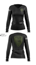 Pikeville Police SRT 98289617 Women's Long Sleeve V-neck Shirt - 21