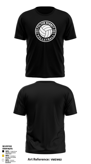 Short Sleeve Performance Shirt, Fulton Hornets Volleyball, Women's Volleyball, Teamtime, Team time, sublimation, custom sports apparel, team uniforms, spirit wear, spiritwear, sports uniforms, custom shirts, team store, custom team store, fundraiser sports, apparel fundraiser