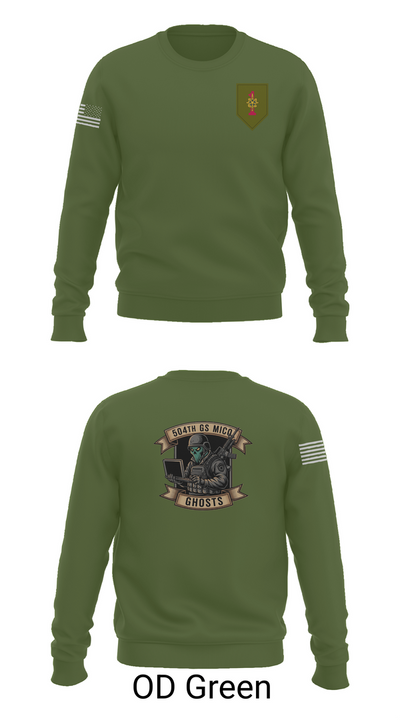 504th GS MICO 91776475 Crew Neck Sweatshirt - 45