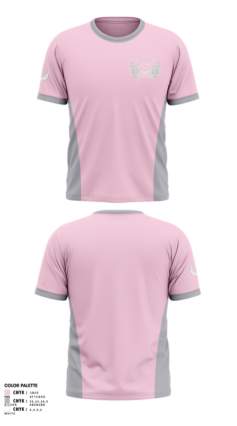 Short Sleeve Performance Shirt, ACE Angel CHEER Elite, Cheer, Teamtime, Team time, sublimation, custom sports apparel, team uniforms, spirit wear, spiritwear, sports uniforms, custom shirts, team store, custom team store, fundraiser sports, apparel fundraiser