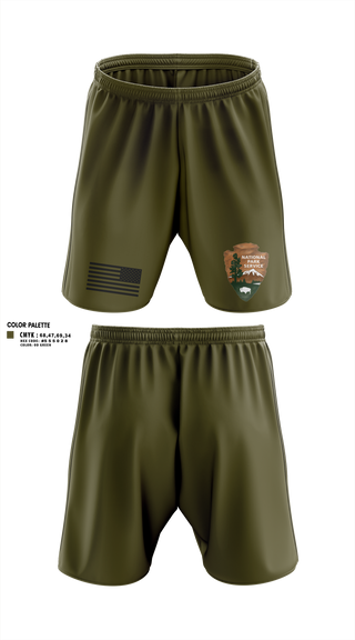 Athletic Shorts With Pockets, National Park Rangers, Police, Teamtime, Team time, sublimation, custom sports apparel, team uniforms, spirit wear, spiritwear, sports uniforms, custom shirts, team store, custom team store, fundraiser sports, apparel fundraiser