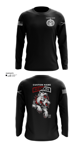 Long Sleeve Performance Shirt, Assassin Troop, 2-15 CAV, Army, Teamtime, Team time, sublimation, custom sports apparel, team uniforms, spirit wear, spiritwear, sports uniforms, custom shirts, team store, custom team store, fundraiser sports, apparel fundraiser