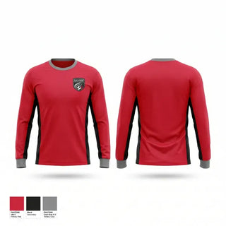 Long Sleeve Performance Shirt, LVSA Boys Black 2017, Men's Soccer, Teamtime, Team time, sublimation, custom sports apparel, team uniforms, spirit wear, spiritwear, sports uniforms, custom shirts, team store, custom team store, fundraiser sports, apparel fundraiser
